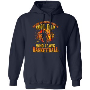 Basketball Dad Shirt, Never Underestimate A Cool Dad Who Plays Basketball Shirt