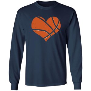 Basketball Ball Heart Sport for Basketball Lover Shirt