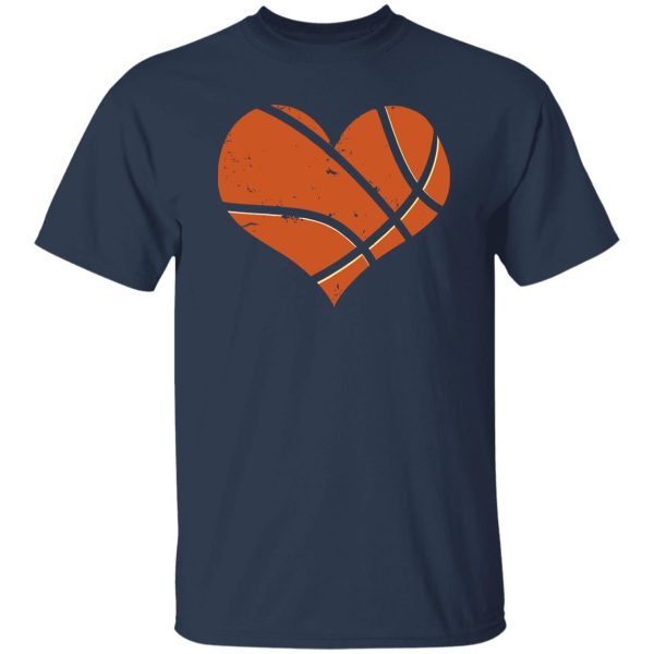 Basketball Ball Heart Sport for Basketball Lover Shirt