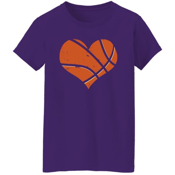 Basketball Ball Heart Sport for Basketball Lover Shirt