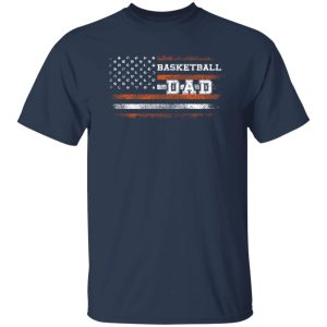 Basketball Dad Shirt, Basketball Dad American Flag Shirt