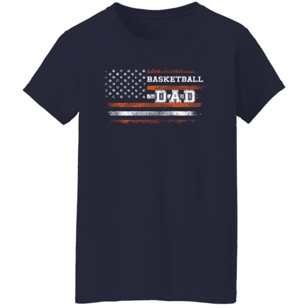 Basketball Dad Shirt, Basketball Dad American Flag Shirt