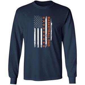 Basketball Dad Shirt, Basketball Dad American Flag V2 Shirt