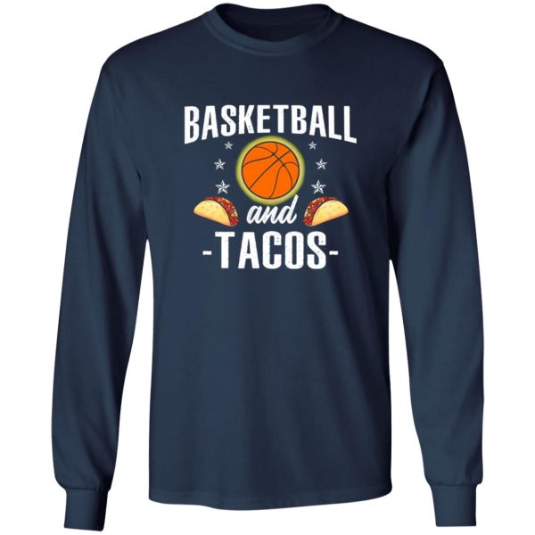 Basketball And Tacos Retro Sports Player Taco Fan Shirt