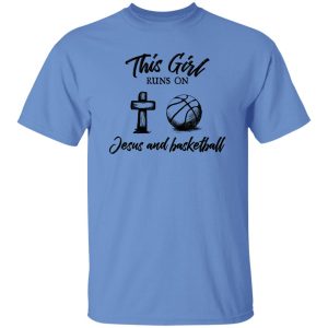 This Girl Runs On Jesus And Basketball For Sport Lover Shirt