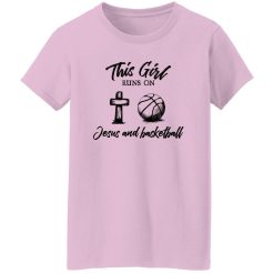 This Girl Runs On Jesus And Basketball For Sport Lover Shirt