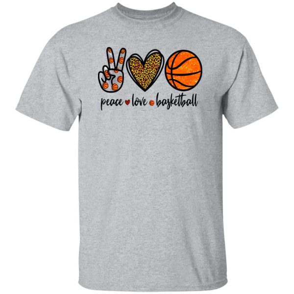 Peace Love Basketball Shirt