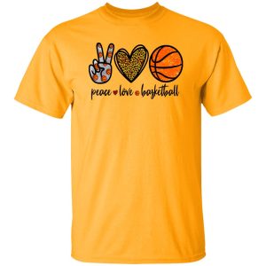 Peace Love Basketball Shirt