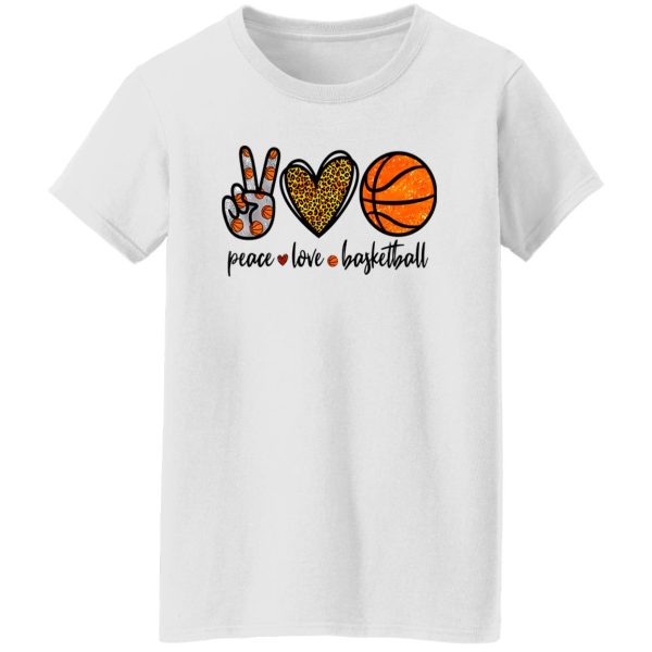 Peace Love Basketball Shirt