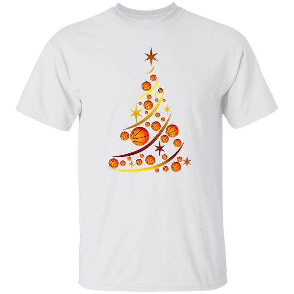 Basketball Xmas Tree Sports Basketball Lover for Christmas Shirt