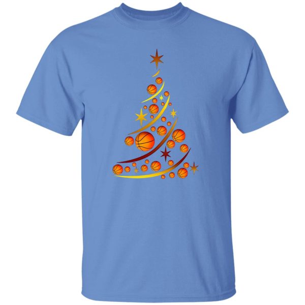 Basketball Xmas Tree Sports Basketball Lover for Christmas Shirt