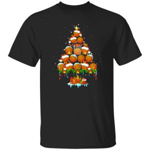 Basketball Christmas Tree Christmas Gift for Basketball Lover Shirt