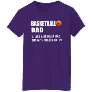 Basketball Dad Like A Normal Dad But With Bigger Balls Shirt