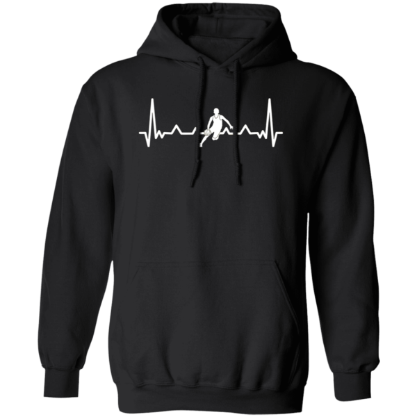 Basketball Player Heartbeat for Sports Lover Shirt