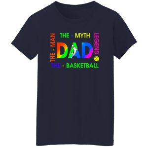 Basketball Dad Shirt, Dad Basketball The Man The Myth The Legend Shirt