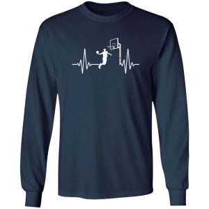 Basketball Player Heartbeat Sports for Basketball Lover Shirt