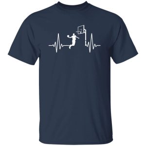 Basketball Player Heartbeat Sports for Basketball Lover Shirt