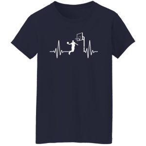 Basketball Player Heartbeat Sports for Basketball Lover Shirt