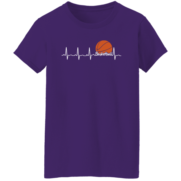 Heartbeat Lifeline Basketball for Sports Lover Shirt