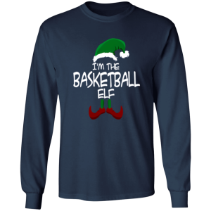 I’m The Basketball Elf Matching Family Group Christmas Party Pajama Shirt