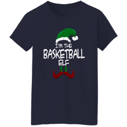 I’m The Basketball Elf Matching Family Group Christmas Party Pajama Shirt
