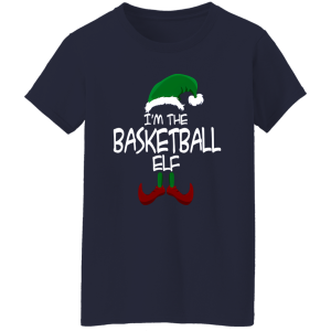 I’m The Basketball Elf Matching Family Group Christmas Party Pajama Shirt