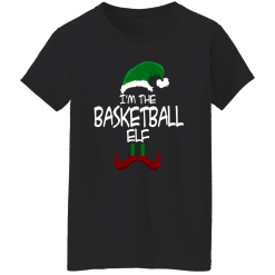 I’m The Basketball Elf Matching Family Group Christmas Party Pajama Shirt
