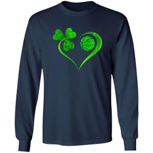 Heart Shamrock Basketball Shirt