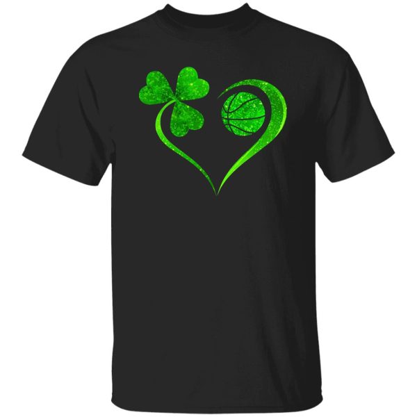 Heart Shamrock Basketball Shirt