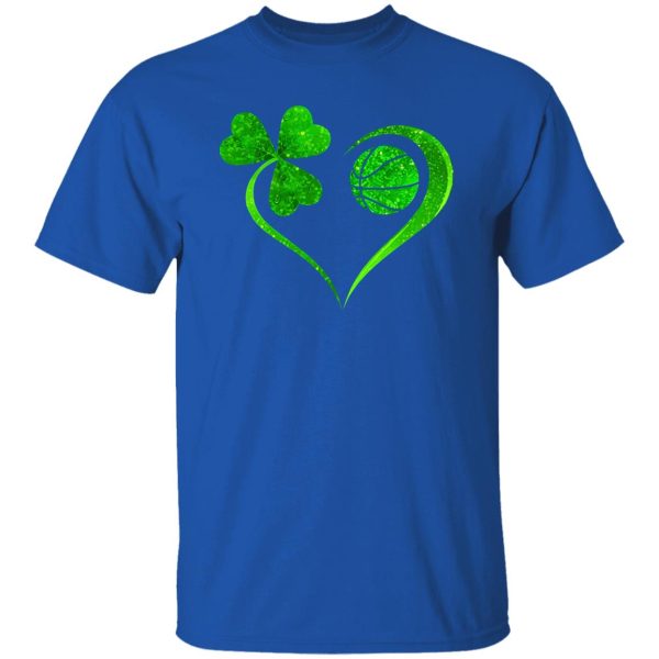 Heart Shamrock Basketball Shirt