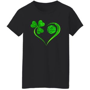 Heart Shamrock Basketball Shirt