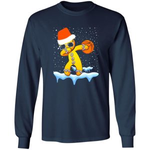 Cookies Dabbing Gingerbread Christmas With Basketball Shirt