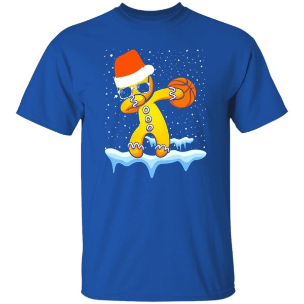 Cookies Dabbing Gingerbread Christmas With Basketball Shirt