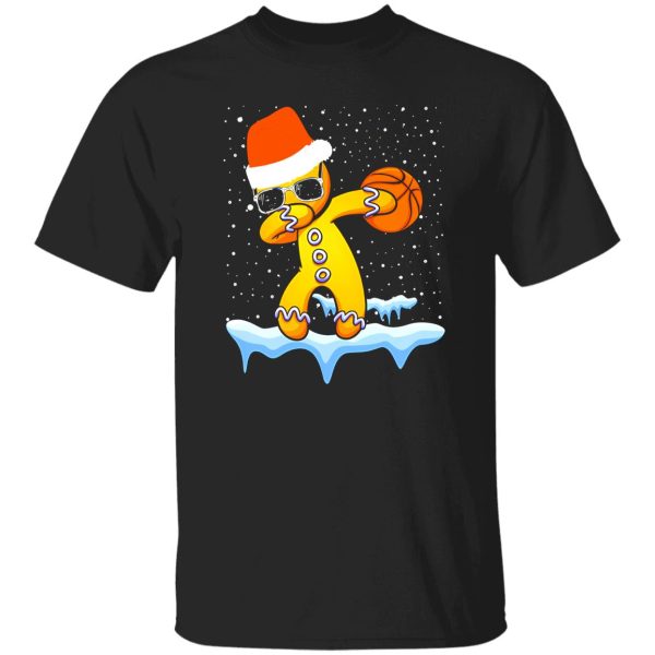 Cookies Dabbing Gingerbread Christmas With Basketball Shirt