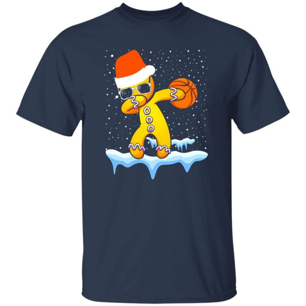 Cookies Dabbing Gingerbread Christmas With Basketball Shirt