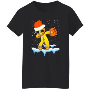 Cookies Dabbing Gingerbread Christmas With Basketball Shirt