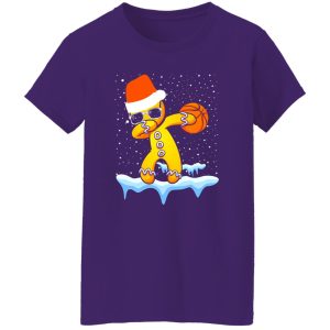 Cookies Dabbing Gingerbread Christmas With Basketball Shirt