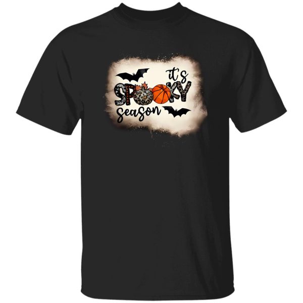 Basketball It’s Spooky Season Leopard for Halloween Shirt