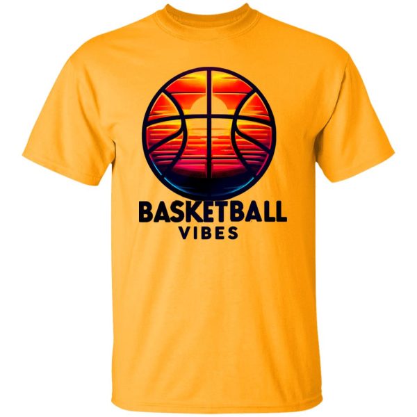 Basketball Vibes Sunset Shirt