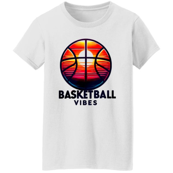 Basketball Vibes Sunset Shirt