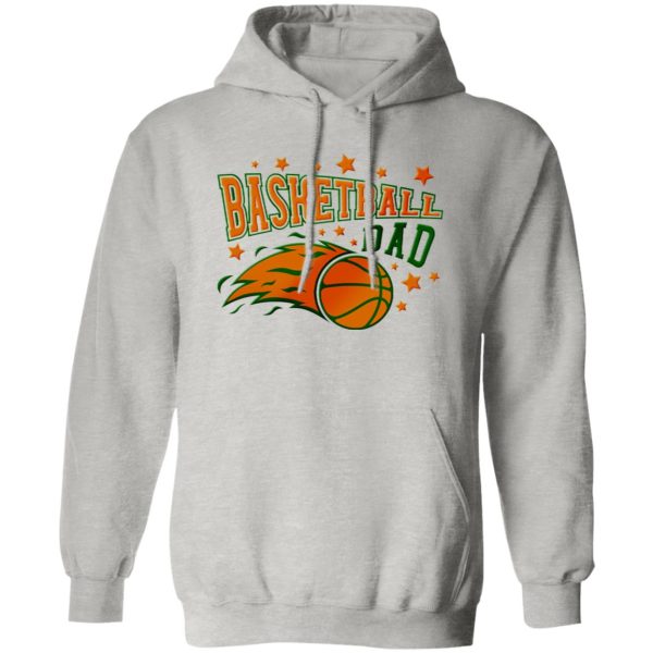 Basketball Dad Blazing Ball Shirt