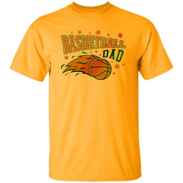 Basketball Dad Blazing Ball Shirt