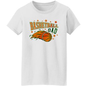 Basketball Dad Blazing Ball Shirt