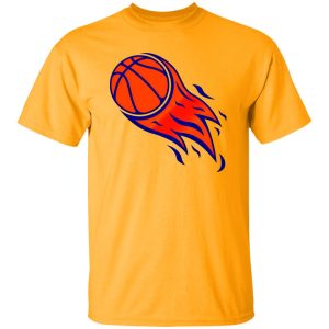 Basketball On Fire Shirt