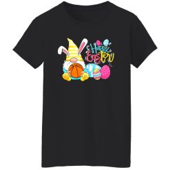 Happy Easter Easter Eggs Bunny Gnome Hugs Basketball Ball Shirt