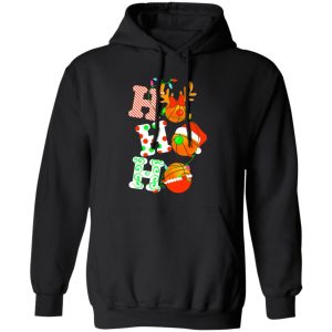 Ho Ho Ho Basketball Sweatshirt, Christmas Basketball Ball Shirt