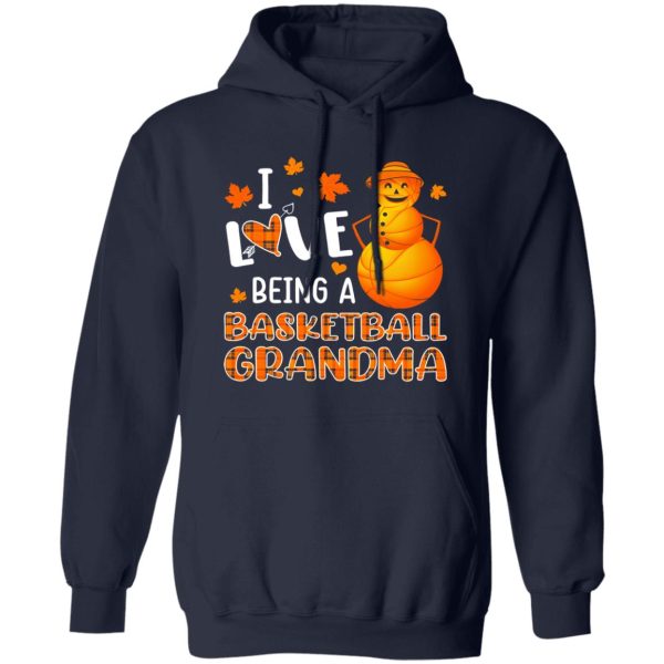 I Love Being A Basketball Grandma for Thanksgiving Shirt