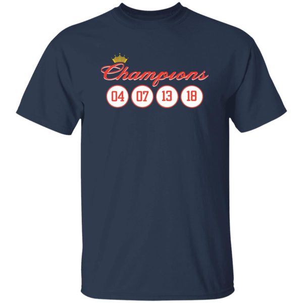 Red Sox Baseball Champions 04 07 13 18 Shirt