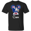 Disney Mickey Mouse Loves Chicago Cubs Heart Shirt