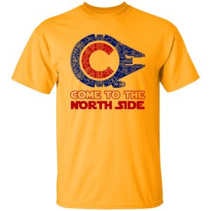 Millennium Falcon Chicago Cubs Come To The North Side Star Wars Shirt